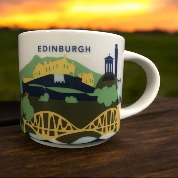 Starbucks Edinburgh (Scotland) YAH You Are Here UK Mug Coffee New/Boxed - Picture 1 of 10